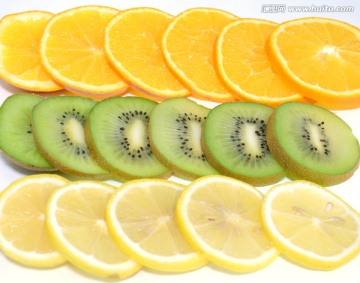 橙子 猕猴桃 柠檬