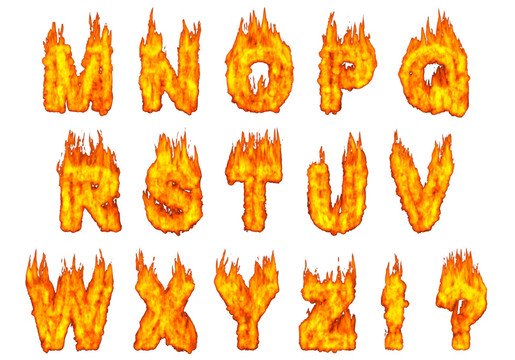 燃烧字母2型