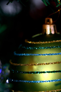 圣诞树上的装饰品