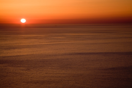 海上日落