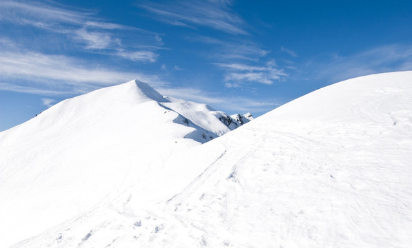 布雷根茨雪山