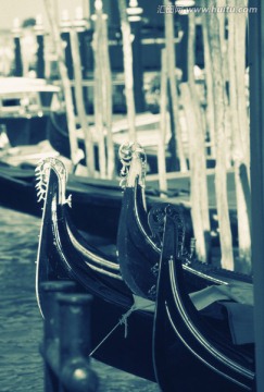 小船在威尼斯