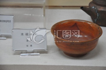 清代蒙古族木碗