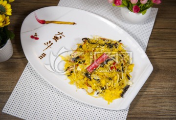 桂花炒粉丝