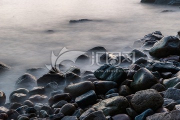 海滩 鹅卵石