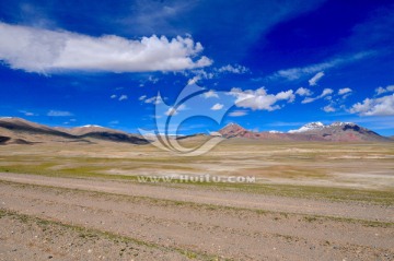 西藏风光 世界屋脊 蓝天白云