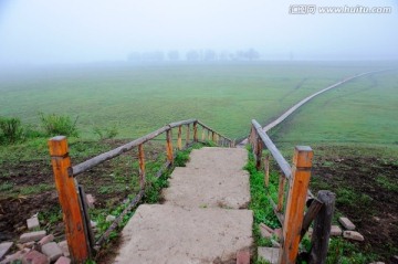 内蒙古室韦小镇观景栈道