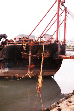 工程船 船舶 码头 轮船 海港