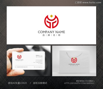 金融logo 投资标志 字母Y