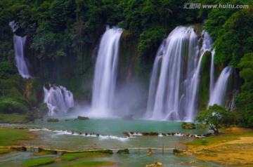 流水生财 山水 风景