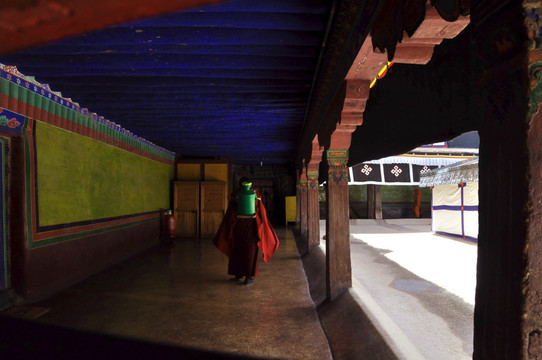 西藏拉萨布达拉宫内部