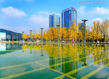 重庆北部新区 两江幸福广场