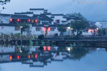 宏村南湖夜色