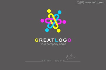 集团logo 人logo