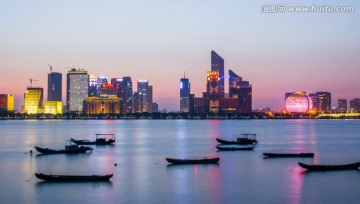 杭州钱江新城夜景