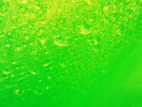 绿色水滴质感背景素材
