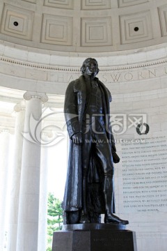 杰斐逊纪念堂雕像