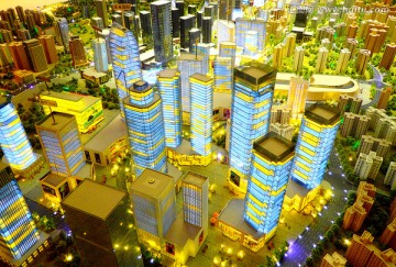 售楼中心 城市综合体 楼盘模型