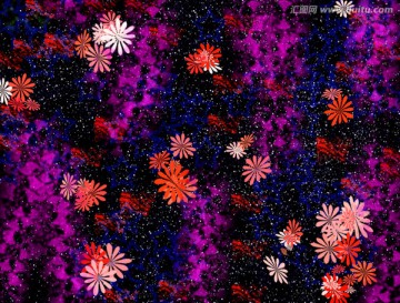 紫色豹纹印花设计