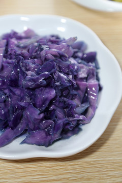 炒紫包菜
