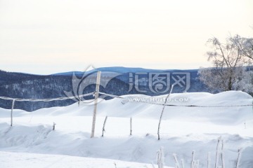 雪景 冬季山峦