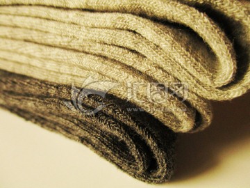 层叠的袜子 布料层叠实拍