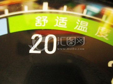 温度计 局部摄影 舒适温度范围