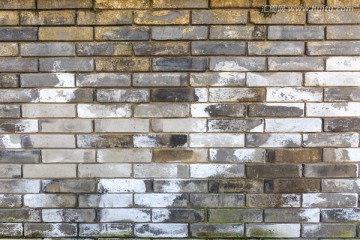 斑驳砖墙