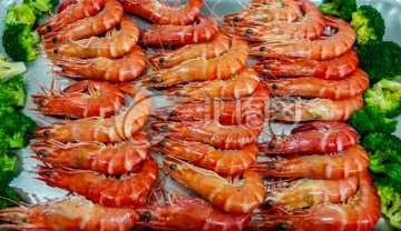 水煮虾 海虾