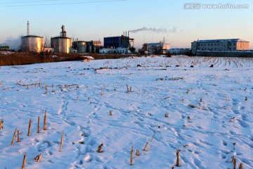 油田 油罐 油气工厂