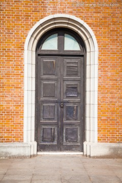 欧式建筑门