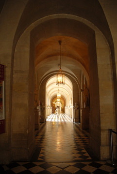 凡尔赛宫内景雕塑长廊