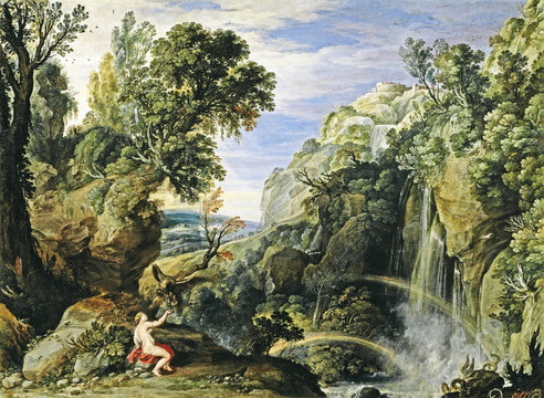 欧式古典风景油画 未分层