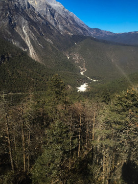 玉龙雪山 山脚