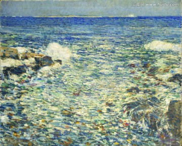海洋 风景油画