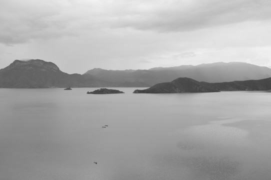 国画风摄影泸沽湖