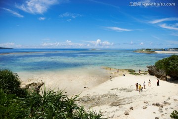 日本冲绳海之美水族馆沙滩