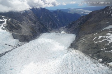 新西兰南岛福克斯冰川航拍