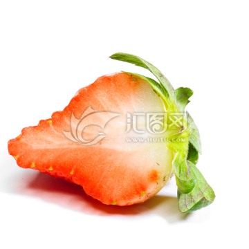 草莓切面