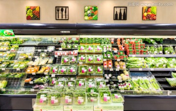 蔬菜 超市内景