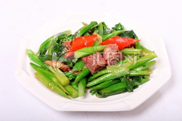 腊味炒芥兰