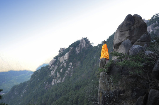 九华山风光 云海