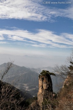 九华山风光 天台景区