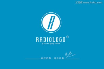 字母R标志 APP标志