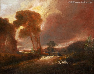 威廉透纳作品印象派风景油画
