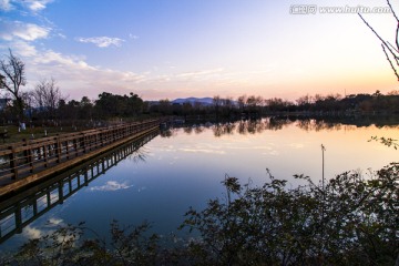 太湖湿地公园栈道