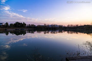 太湖夕阳
