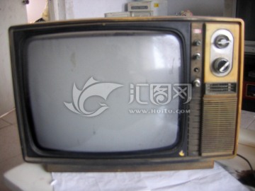 黑白电视机 旧电视机 老物件