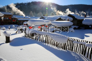 东北雪景