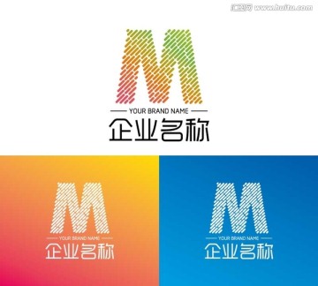 M字母logo